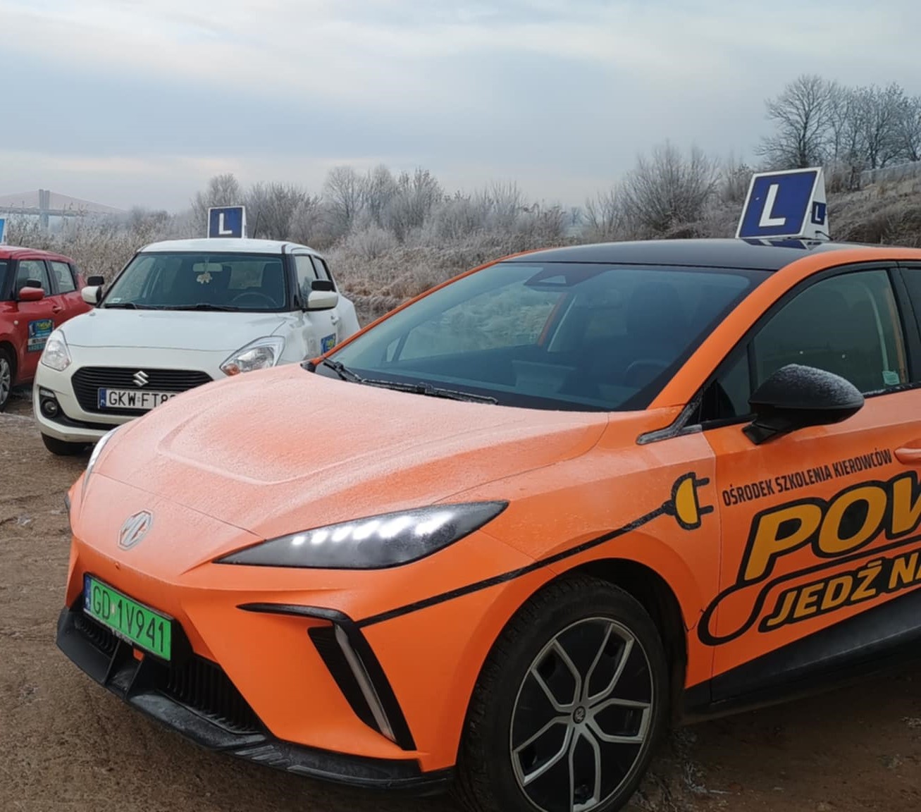 Zdjęcie floty samochodów